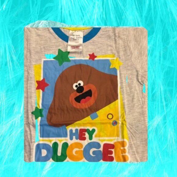 Hey Duggee Kids T-shirt and Shorts Set – Cartoon Character Sleepwear NWT - Picture 4 of 5